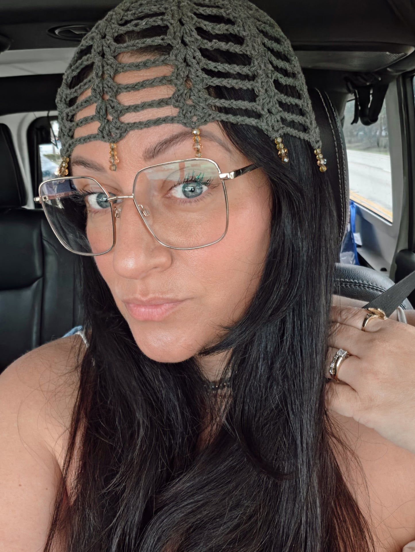 Solstice Crochet Cap