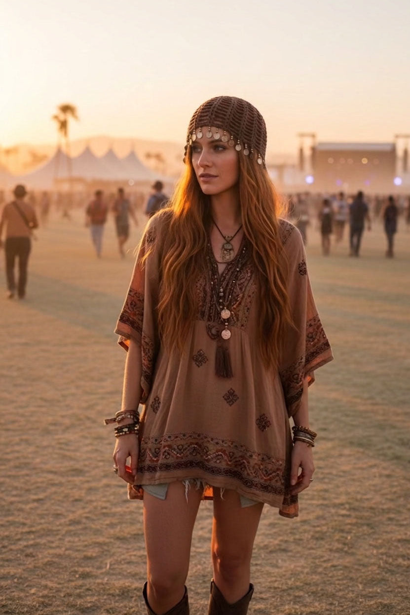 Sahara Crochet Cap