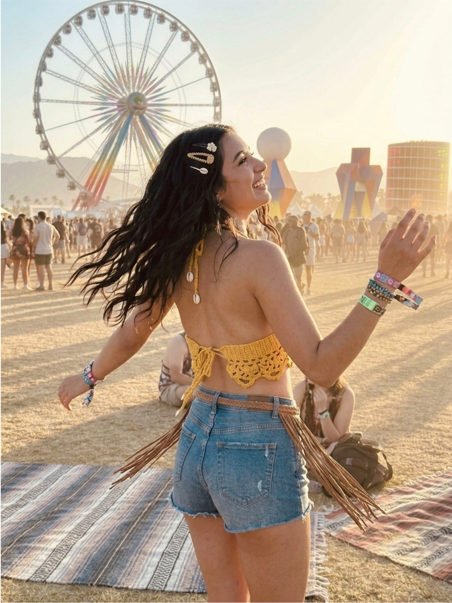 Sun Catcher Crochet Bra Top
